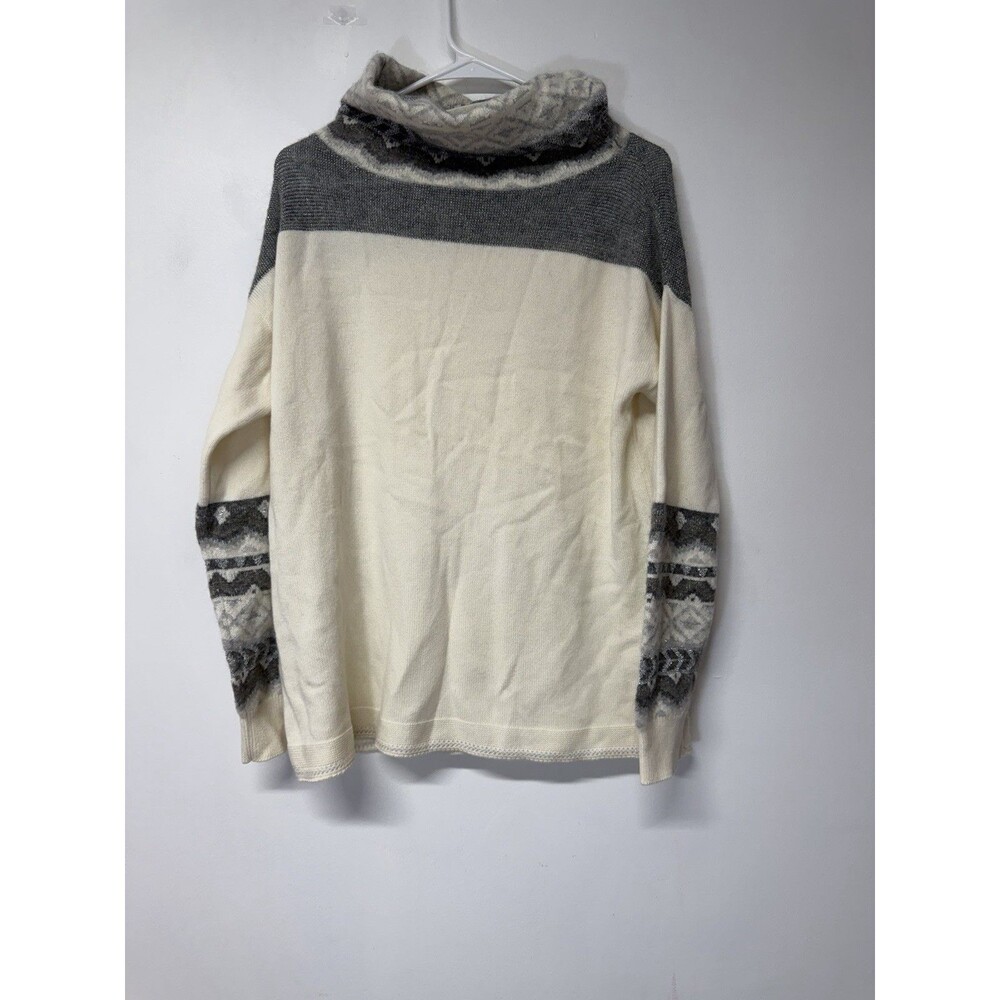 Cruciani Women’s Turtleneck Sweater  Cashmere, Beige XL  Eu 44)